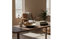 Tray with Hammered Texture Gold Elliptical Tray Low-Profile for Coffee Table