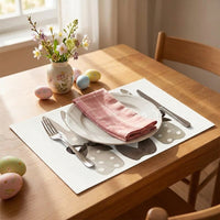 Decorative Dining Placemat Washable Dining Table Placemat Reusable Decorative Table Mat for Restaurant Owners, Hosts, Holidays, Restaurants, Daily Use