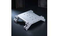 Gearbox Base Plate CNC Machined Gearbox Mount with Brackets Low-Center-of-Weight Distribution RC Crawler Chassis Plate for Drivetrain Swaps