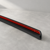 H-Type Car Windshield Wiper Cover Trim Seal Strip Dustproof Waterproof Rubber Strip