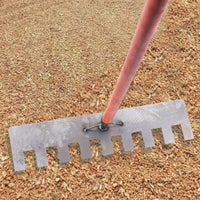 Double-Sided Rake Head Thickened Steel Rake Head Heavy-Duty Garden Tools for Gardeners, Farmers, Yard, Farm