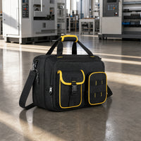 Laptop Tool Bag Heavy Duty Tool Bag with Laptop Sleeve Durable for Electricians