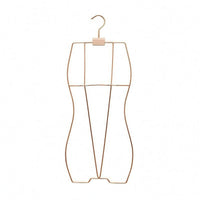 Metal Swimsuit Hanger Vertical Support Body-Shaped Wire Hanger Commercial Use Clothing Display