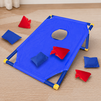 Garden Bean Bag Throwing Game, Outdoor Games for Kids 7-14 Years, Family Garden Game 47x16x12cm, Synthetic Material Target Toss