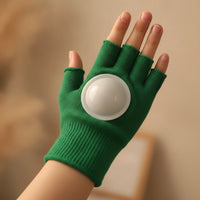 Ribbed Fingerless Gloves Stretch Half-Finger Gloves Stretchable Apparel Comfortable for Concertgoers