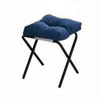Soft padding Upholstered Footstool Ergonomic Support Padded Low Stool space-efficient Size Footrest Space-Saving for Office Workers, Homeowners, Under Desk, Study Room, Bedroom, Entryway