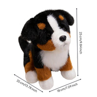Bernese Mountain Dog Stuffed Animal Bernese Mountain Dog Soft Toy Stuffed Toy Puppy with Floppy Ears for Kids