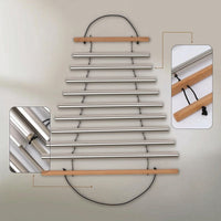 9-Tone Hand Chime  Clear 9-Tone Hand Chime  Crisp Percussion Instrument for Classroom, Patio