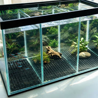 Oval-grid Crate Stackable Filter Board, 30cm Divider for Fish and Turtle Habitats, Resistant Dividers for Aquatic Environments