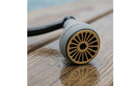 Gray Grip Knob Fishing Reel Handle Arm Gold End Cap Aluminum Reel Handle 63 Mm Metal