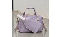 Zippered Pickleball Bag with Shoe Compartment Structured Pickleball Duffel Bag Versatile Handshands-off for Gym Goers