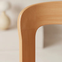 Dining Chair Compact Wooden Dining Chairs Wooden Chair Space-Saving Furniture Long-Lasting for Kitchen, Small Apartment