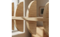 fishes Shaped Wall Shelf Decorative Wooden Shelf with fishes Design Coastal Furniture for Living Room