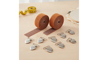 Canvas Stretching Clip Kit Heart-Shaped Canvas Stretch Clip Silver-Toned Fastener for Embroiderers, Crafters