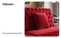 Retro design Upholstered Highrear Armchair Button-Tufted rearrest Living Room Furniture Removable Cover Single Sofa Soft Padded for Hotel Managers, Interior Designers, Cafe Owners, Reception Area, perusing corner, Bedroom, Study