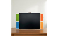 Non-Slip Felt Surface Wooden Jigsaw Organizer Table Solid Wood Frame Adjustable Jigsaw Board with Drawers for Families