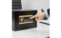Compact Security Safe with Electronic Keypad Small Steel Safe with Keypad Strong Reinforced for Hotel