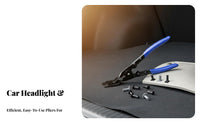 2 Pieces Plastic Rivet Remover Pliers Non-Slip Handle Car Fastener Clip Pliers