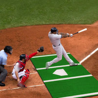 Baseball Hitting Mat with Home Board indoor/outdoor Baseball Mat with Home Board Regulation-Style for Backyards