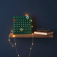 Desktop Calendar Board Endless Manual Calendar with Circular Markers Large Display for Desk