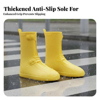 Stretchable Silicone Shoe Cover Easy to Wear Waterproof Rain Boot Cover Flexible for Children, Commuters, Rainy Days, Commuting, Gardening