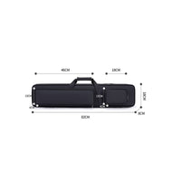 Large Capacity Snooker Cue Storage Bag Long-Lasting Snooker Cue Carrying Bag Safeguarding Lining Sporting Goods Accessory Adjustable Shoulder Strap for Travel