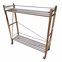 Multi-Tier Rolling Plant Stand Easy to Move Multi-Tier Rolling Plant stand Large Capacity Space-Saving for Gardeners, residents