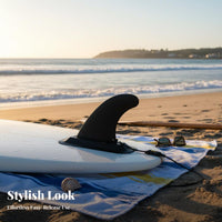 Insertable Stand-up Paddleboard Fin Easy Installation Slide in Paddleboard Fin Attach-on Skeg No Tools Needed Watersport