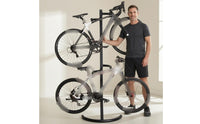 Upright Cycle Floor Stand Black Iron Upright Bike Stand Tall Bike Holder