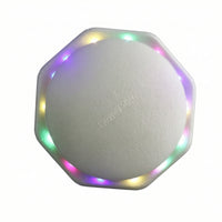 Light-up Glowing Stepping Stone Textured Balance Stone with Lights Non-Slip Balance Stepping Stones Low-Height for Preschoolers, Obstacle Course