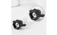 Pump Outlet Connector Hand-Tightened Elbow Adapter with Wing Tabs Hose Barb Adapter Hexagonal for DIYers, Plumbing Repair