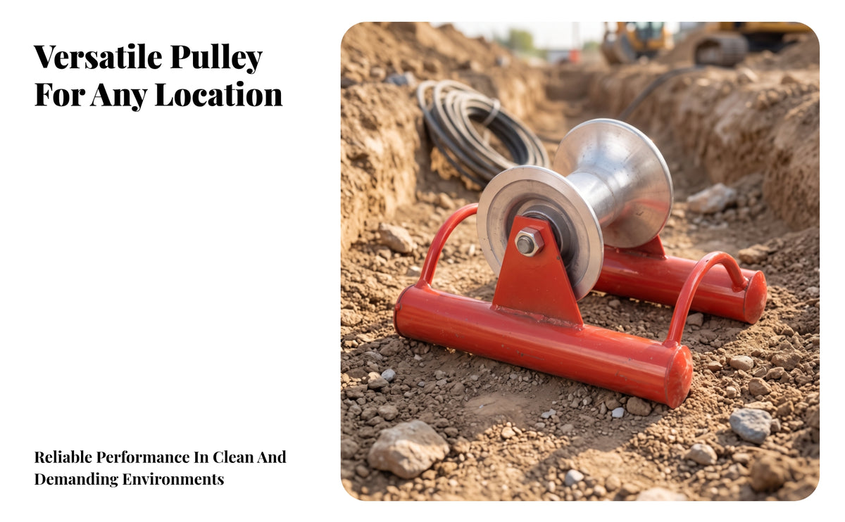 Heavy-Duty Cable Placement Pulley