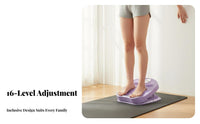 Anti-Slip Surface Incline Stretch Board Stable Triangular Structure Standing Stretch Pedal High Weight Capacity Adjustable Slant Board Cushioned Heel Rest for Runners, Athletes, Home Gym, Office