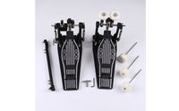 Double Bass Drum Pedal Featuring a Drive Shaft Adjustable Drive Shaft Hardware for Drummers