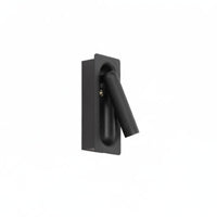 Aluminum Body Modern Minimalist Wall Light Flicker-Non-Flicker Bedside Reading Light for Hotel, Hallway