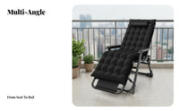 Foldable Design Folding Recliner Chair No Assembly Required Folding Recliner Lockable Recline Adjustable Rest Ping Chair Breathable Textile for Office Workers, Beachgoers, Balcony, Beach, Backyard, Garden