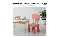 Child-Safe Design Kids Table and Chair Set Kids Dining Table Wipe-Clean Desktop children's Study Desk and Chair Set Easy Assembly for Toddlers, Preschoolers, Teachers, Kindergarten, Preschool, Playroom, Daycares