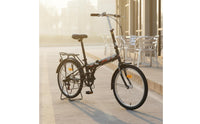 20 Inch Folding Bike Foldable Design Portable Commuter Bike Variable Speed