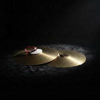 Hand Cymbals with Straps Handheld Marching Cymbals Textured Percussion Instrument for Drum Corps