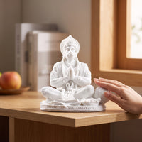 Statue White Deity Idol Carved Statue for Devotees