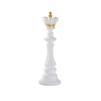 Chess Figurine Carved Chess Piece Statue Tabletop Ornament for Collectors, Study, Desk