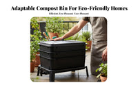 Layered Composting Agent Composter Creates Natural Soil Enhancer Vermicompost Bin Multi-Tray Composting Agent Ery Stackable