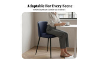 Italian Minimalist Design BalletItalian contemporary design Dining Chair Modern visual accentuate Seat Space-Saving Household Furnishing Ergonomic Curved spinerest for Apartment Dwellers, Interior Designers, Hotel, Kitchen, Living Room, Office