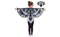 Lightweight Eagle Wings with Mask One Size Fits Most Bird Wings Cape Eye-Catching Cape with Mask Simple to Put on and off for Children, Toddlers, Dress-Up