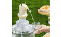 Single-Button-Button Operation Electric Bottled Water Dispenser Pump Easy to Use Automatic Water Dispenser Pump USB Rechargeable Household Appliance Compatible with 4.5L-18.9L Bottles for Home, Office