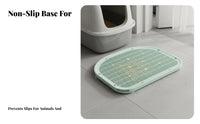 Cat Litter Mat Anti-Tracking Double Layer Litter Mat Non-Slip Pet Accessory