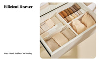 Flexible Combination Adjustable Drawer Divider Easy Installation Expandable Drawer Separator Multipurpose for Adults, Bedroom, Kitchen