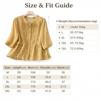 Blouses for Women UK Summer Tops with Stand Collar and Button Front, Half Sleeve Linen Shirt for Casual Wear, Tunic in Vintage Boho Style