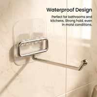 Bedroom & Closet Waterproof Sticky Hooks, Removable Stainless Steel Kitchen for Hanging, Strong Adhesion for Students, Versatile Bathroom Organization