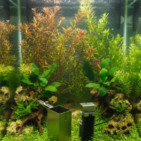 Adjustable Flow Stainless Steel Surface Skimmer Quiet Operation Electric Oil Film Remover Sleek Design Aquarium Protein Skimmer for Aquascapers, Fishkeepers